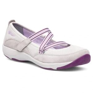 Dansko Hazel Mary Jane Shoes Gray Purple Sz. 40 (9.5-10)
